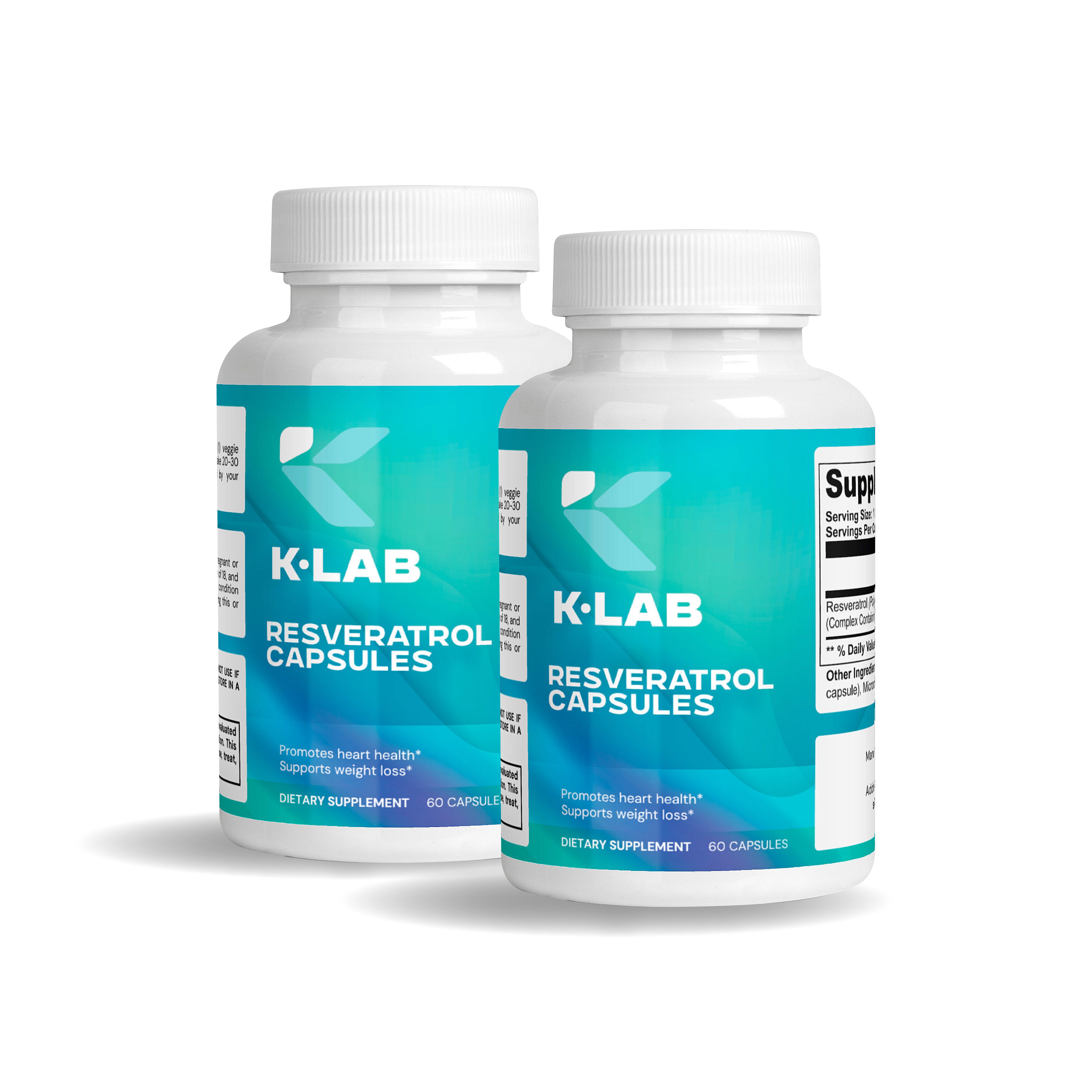 2 Pack - Resveratrol by Klab
