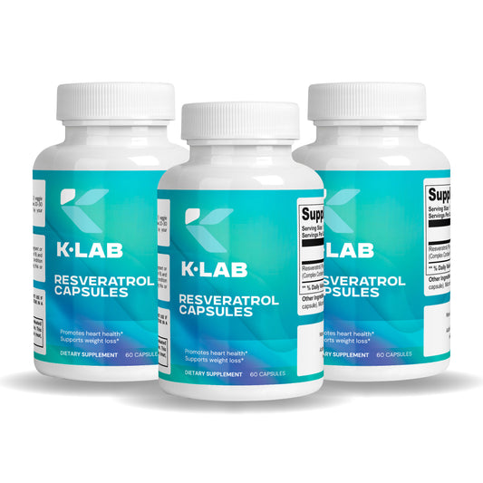 3 Pack Resveratrol by Klab